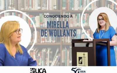 Conociendo a Mirella de Wollants, ganadora del premio UCA Editores